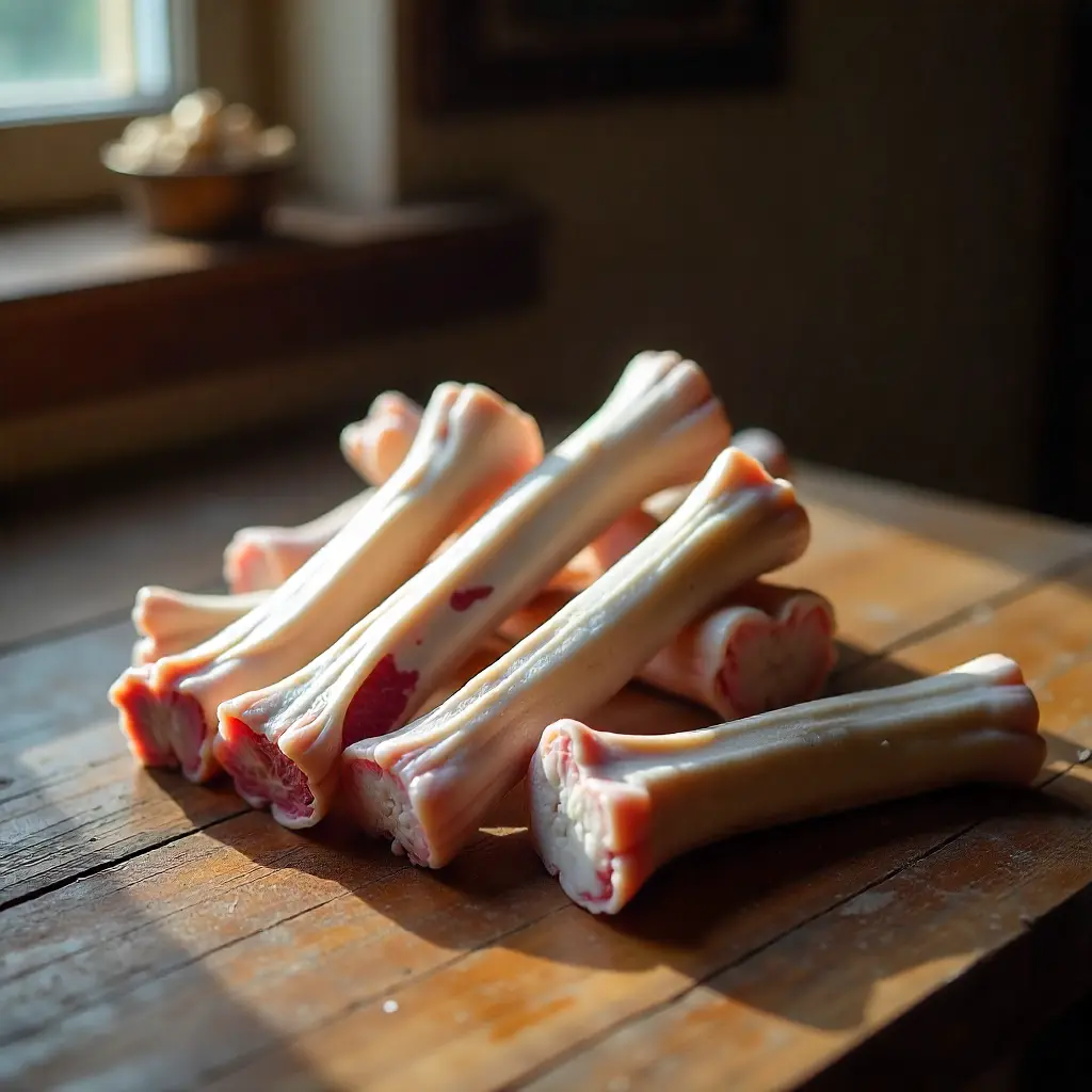 Mutton soup bones